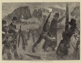 Croquis de Londres, un brouillard de novembre